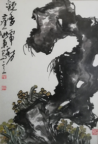 胡振东作品 《凝香》